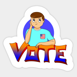 lets vote Sticker